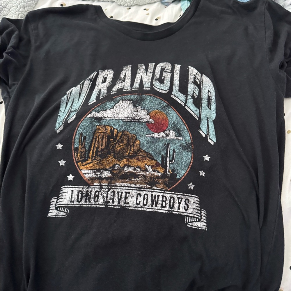 Wrangler Classic Black Tee